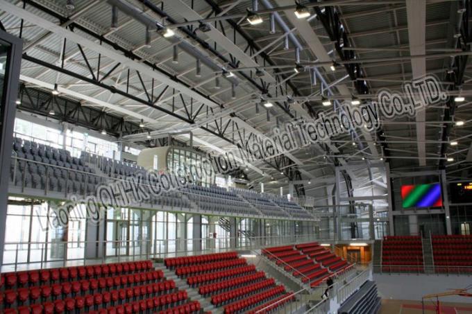 Güvenlik çelik yapılar düşük maliyetli futbol spor salonu